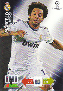 Marcelo Real Madrid 2012/13 Panini Adrenalyn XL CL #222